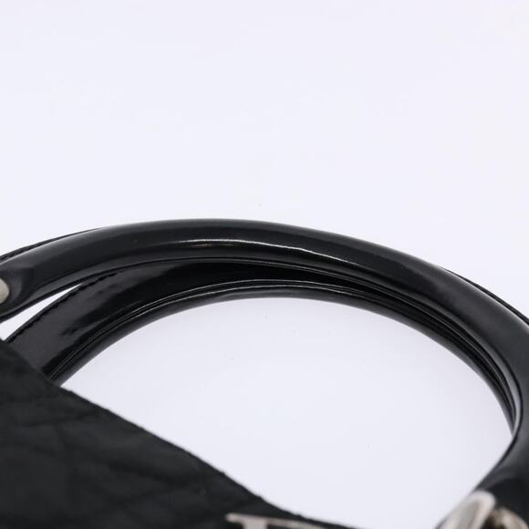 DIOR Canage Hand Bag Nylon Black Silver - Picture 8 of 12